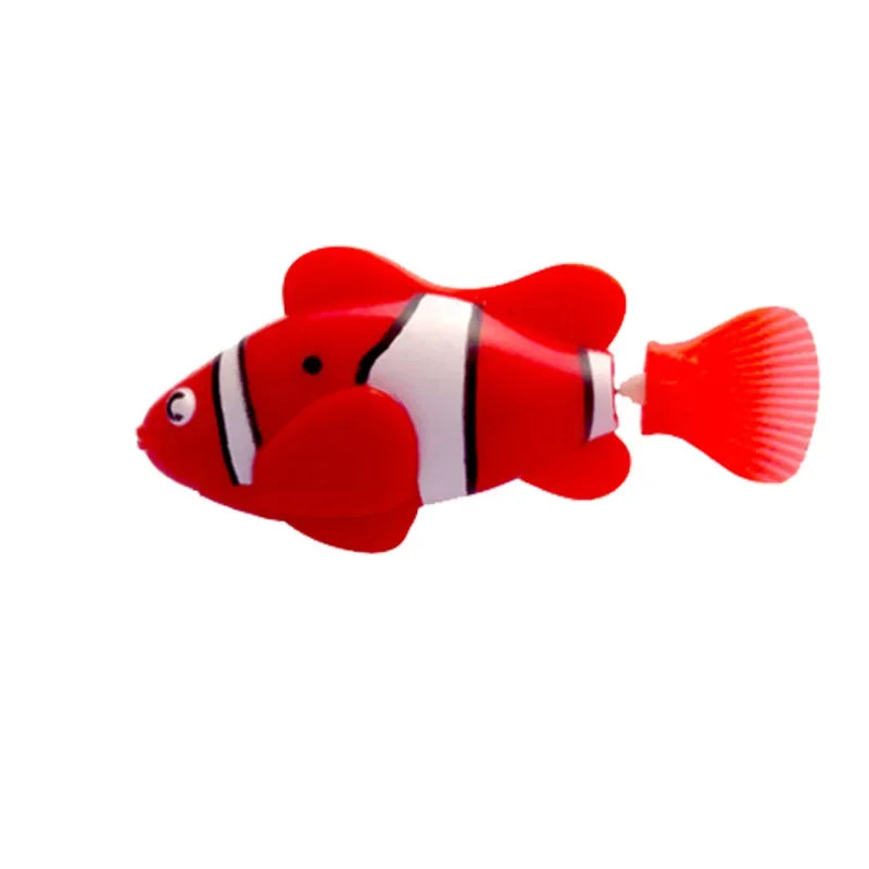 Pet Cat Toy LED Interactive Swimming Robot Fish