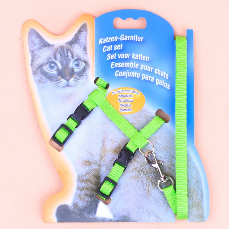 Cat and dog leash I-shaped