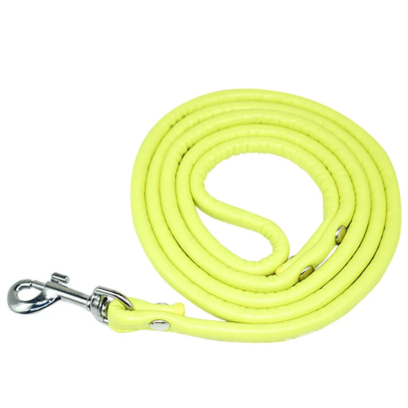 New Dog Leash PU Leather
