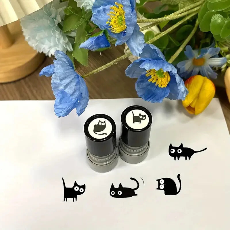 4 Styles Cute Cartoon Stamps