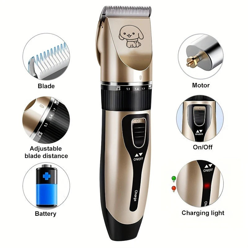 Pet Hair Trimmer Kit Electric
for Dogs and Cats