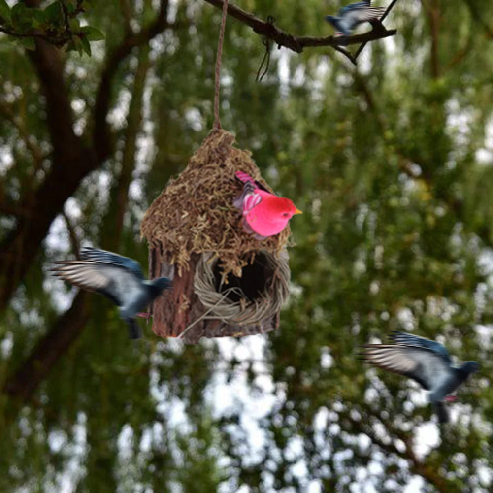 Outdoor Patio Simulation Bird House