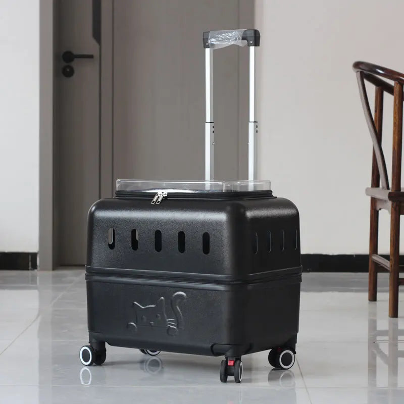 Large Pet Travel Carrier Rolling