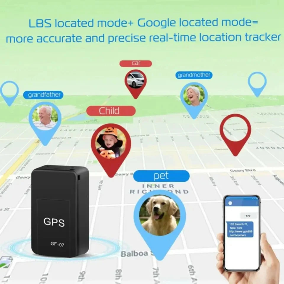 GF07 Magnetic Mini Pet Tracker