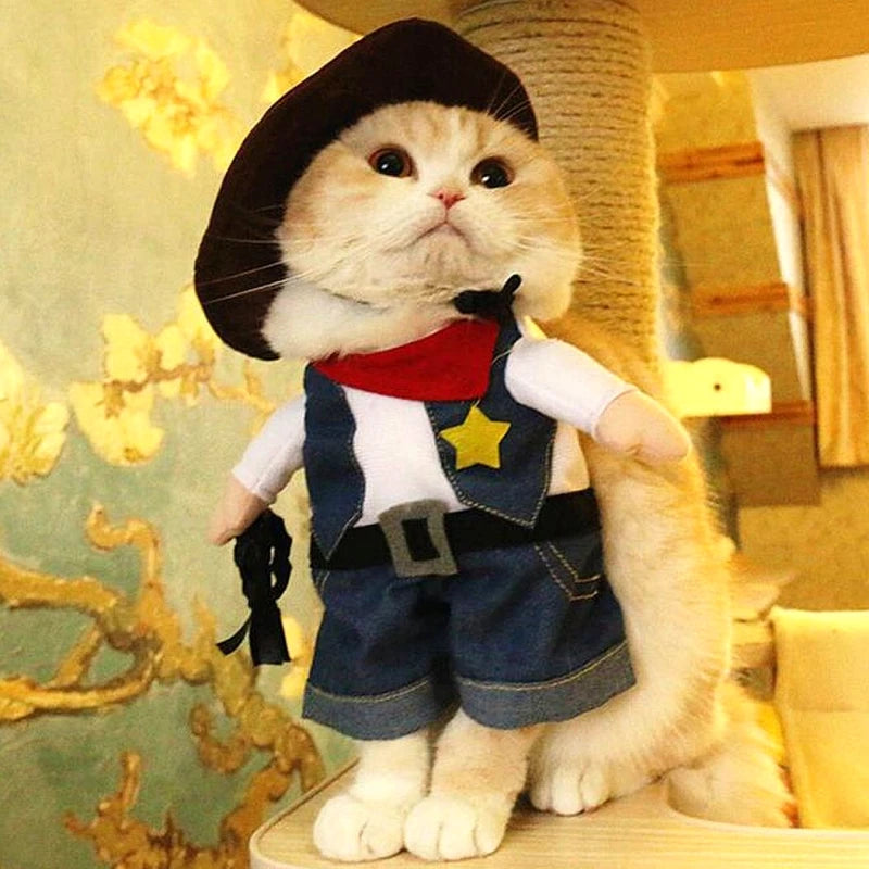 Dog Cat Cosplays Clothes Suit