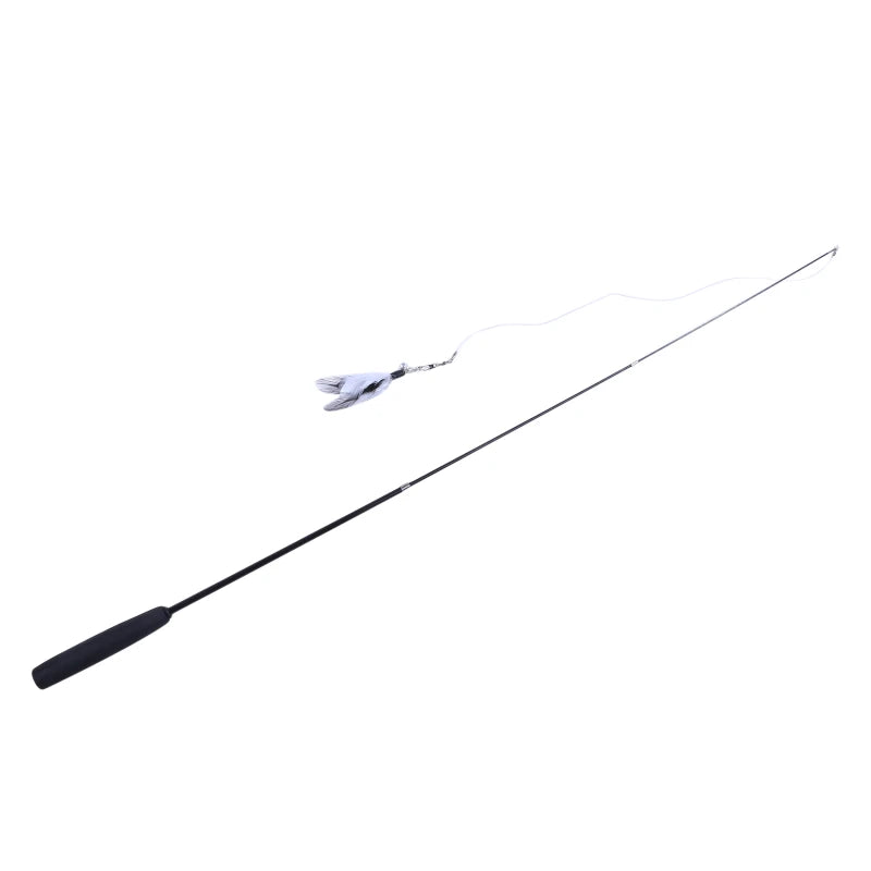 Cat Teaser Wands Three-section Telescopic Wand