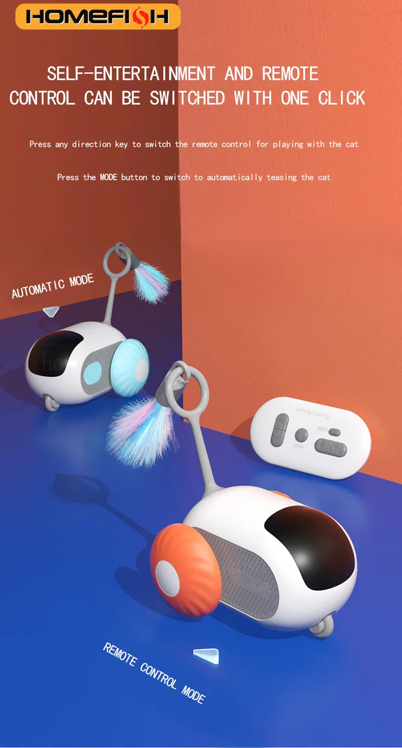 Smart Cat Toy Car for Cats Dogs