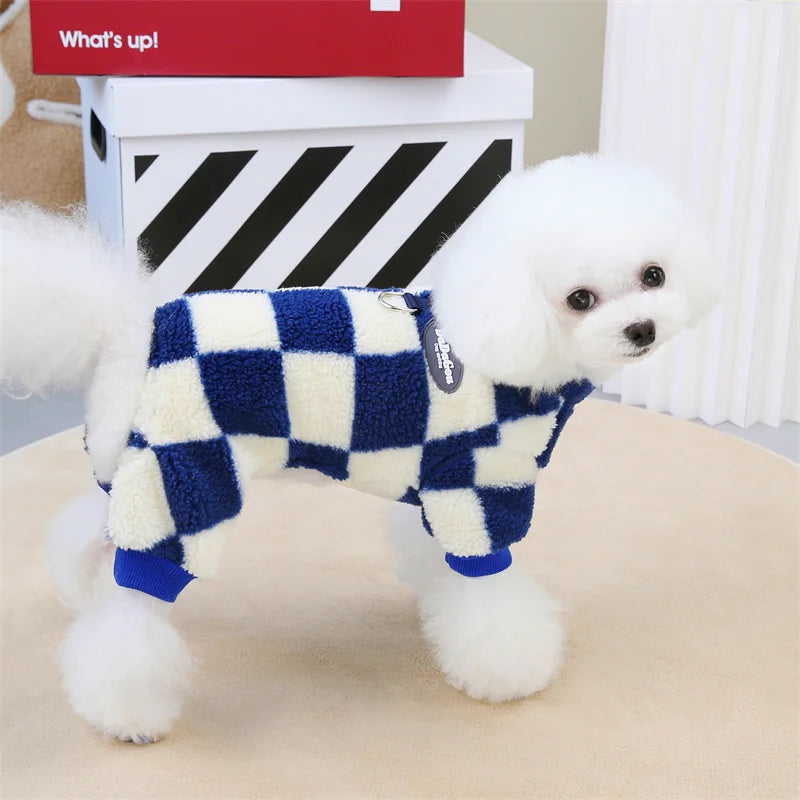 Winter Fleece Pet Dog Jumpsuit