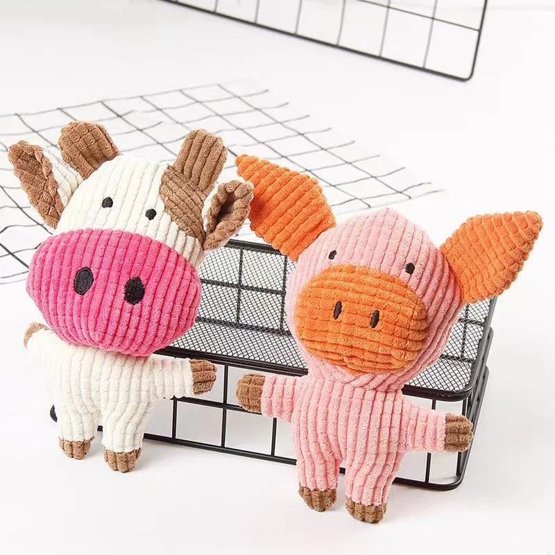 Cartoon Animal Plush Dog Toys
