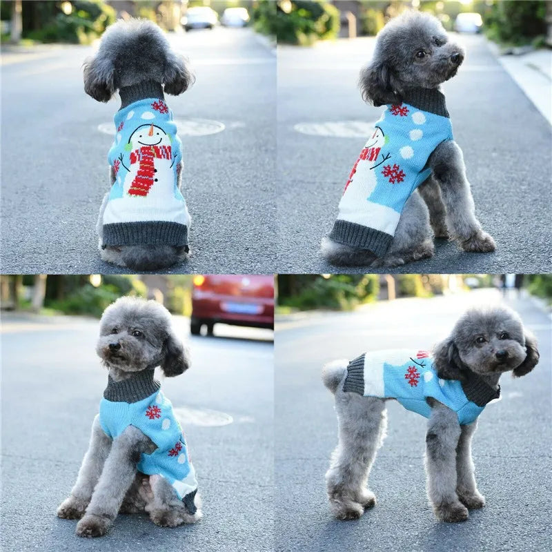 Dog Sweater Christmas Winter Warm