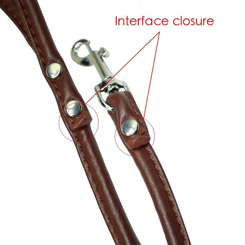 New Dog Leash PU Leather
