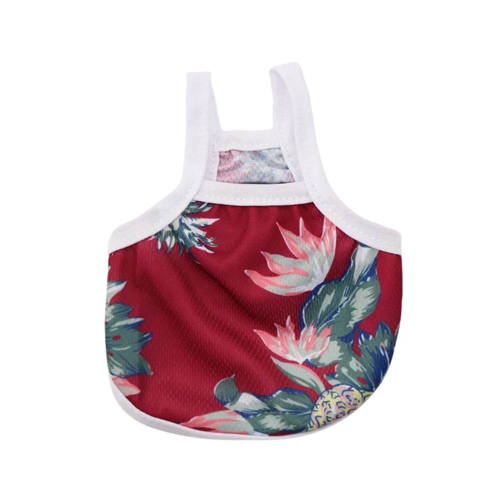Cat and Dog Summer Clothing Hawaiian Style