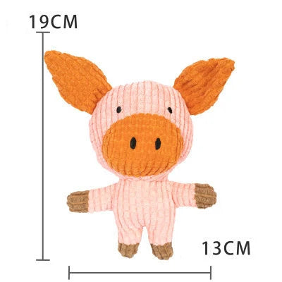 Cartoon Animal Plush Dog Toys