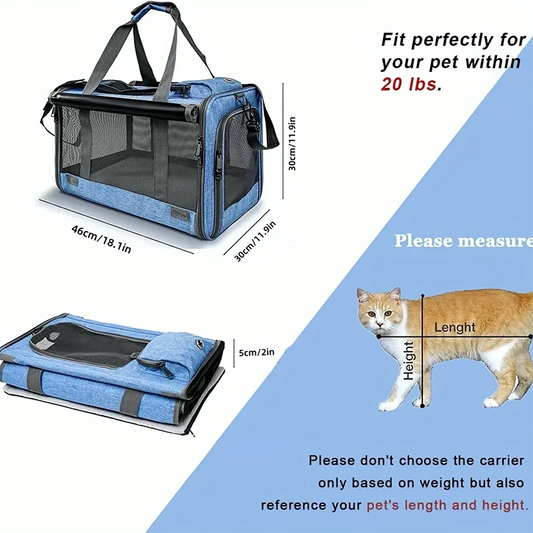 1pc Large Cat Portable Dog Carrier