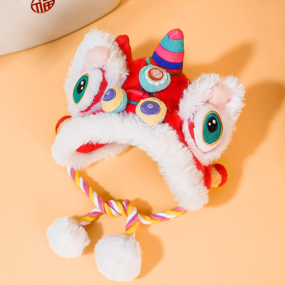 Pet New Year's Tiger or Halloween costume Hat