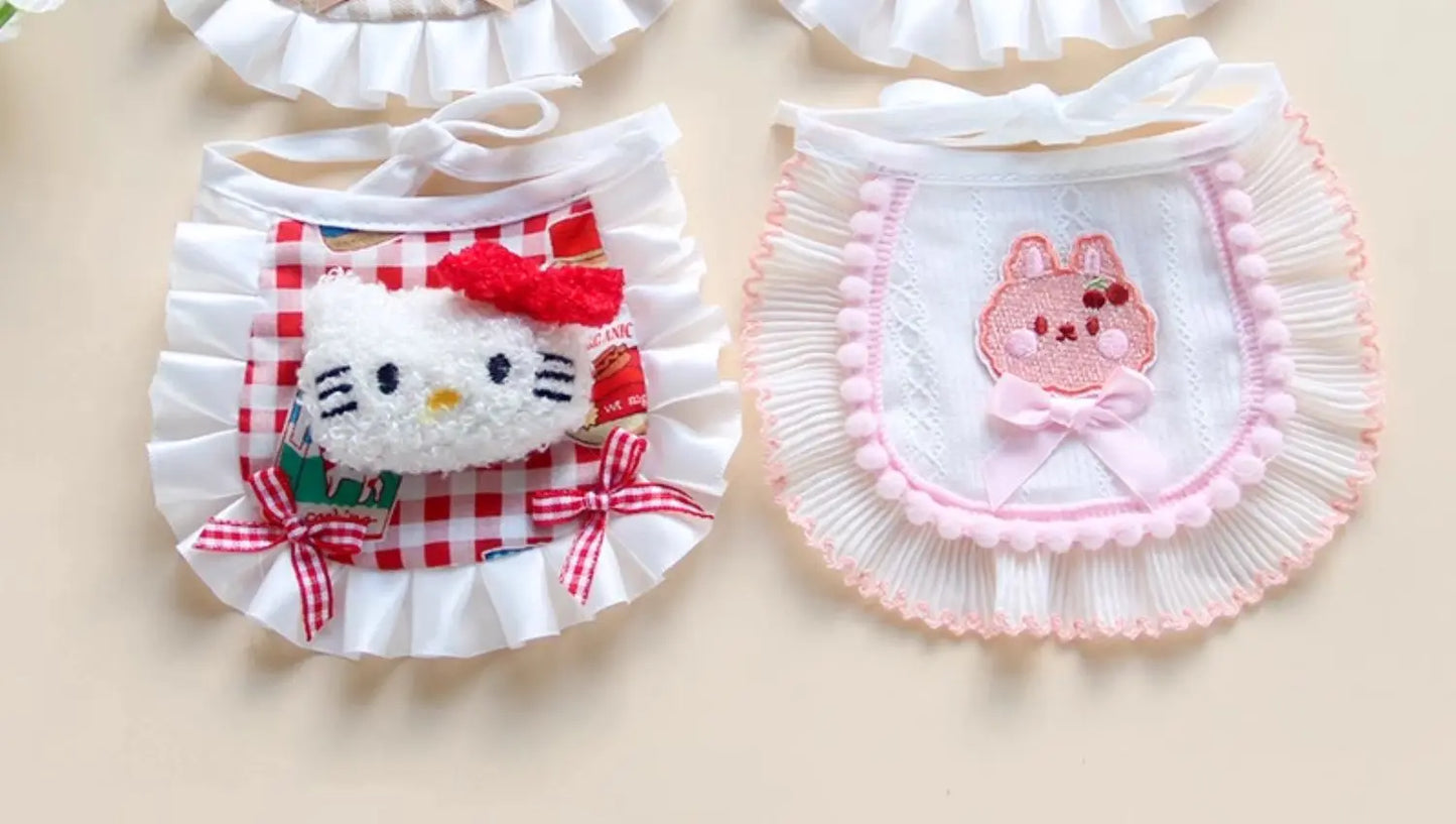 1pc Pet Cat Bib Little Yellow Duck Pet Scarf