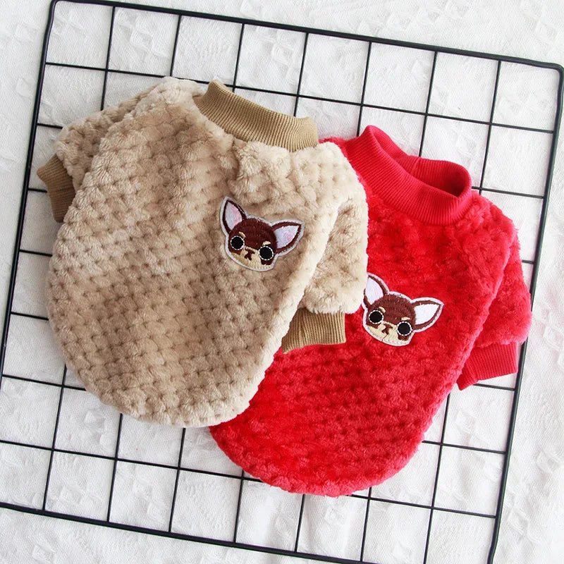 Fleece Pet Clothes Sweater