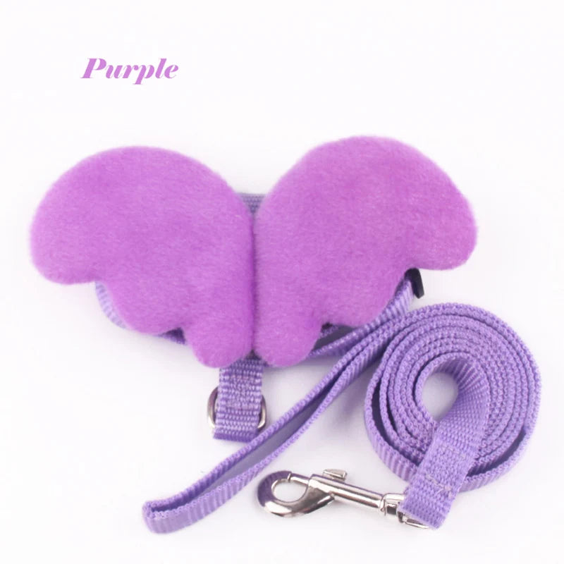 Angel Wings Pet Harness and Leash Set