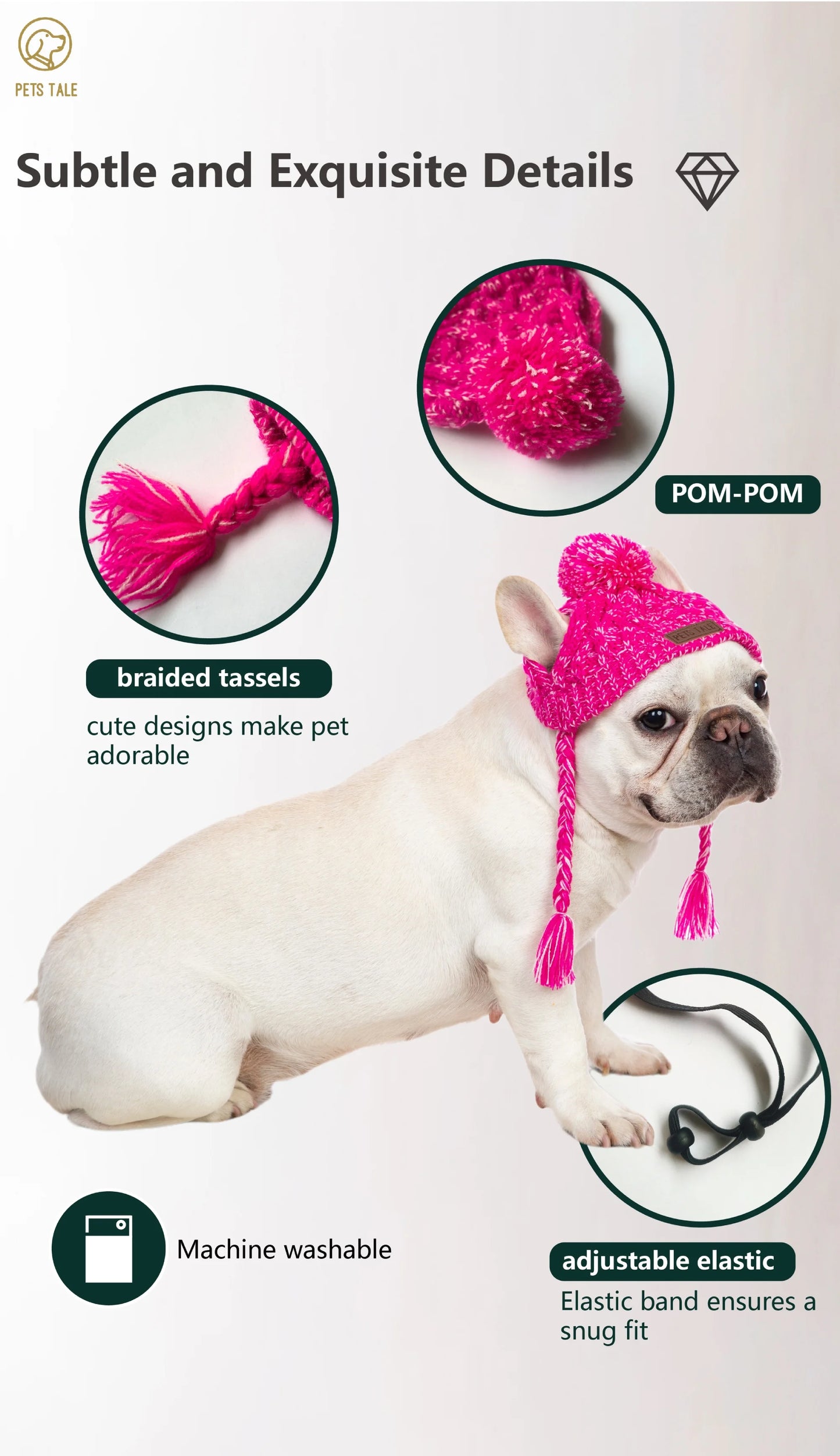 Winter Soft Dog Hats