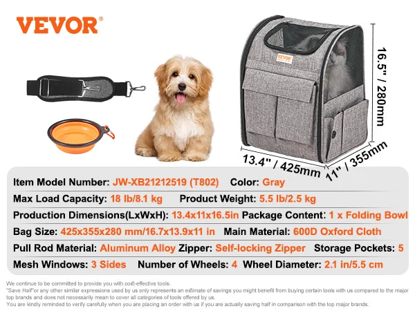 Pet Cat, dog Carrier