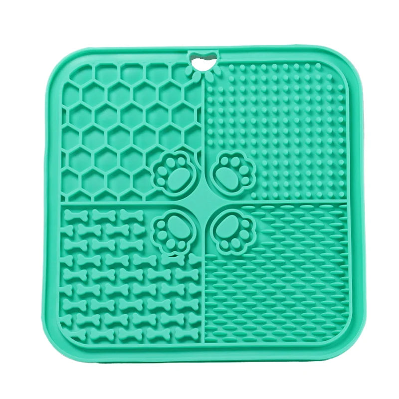 11 Colors Pet Slow Feeding Mat With Spatula