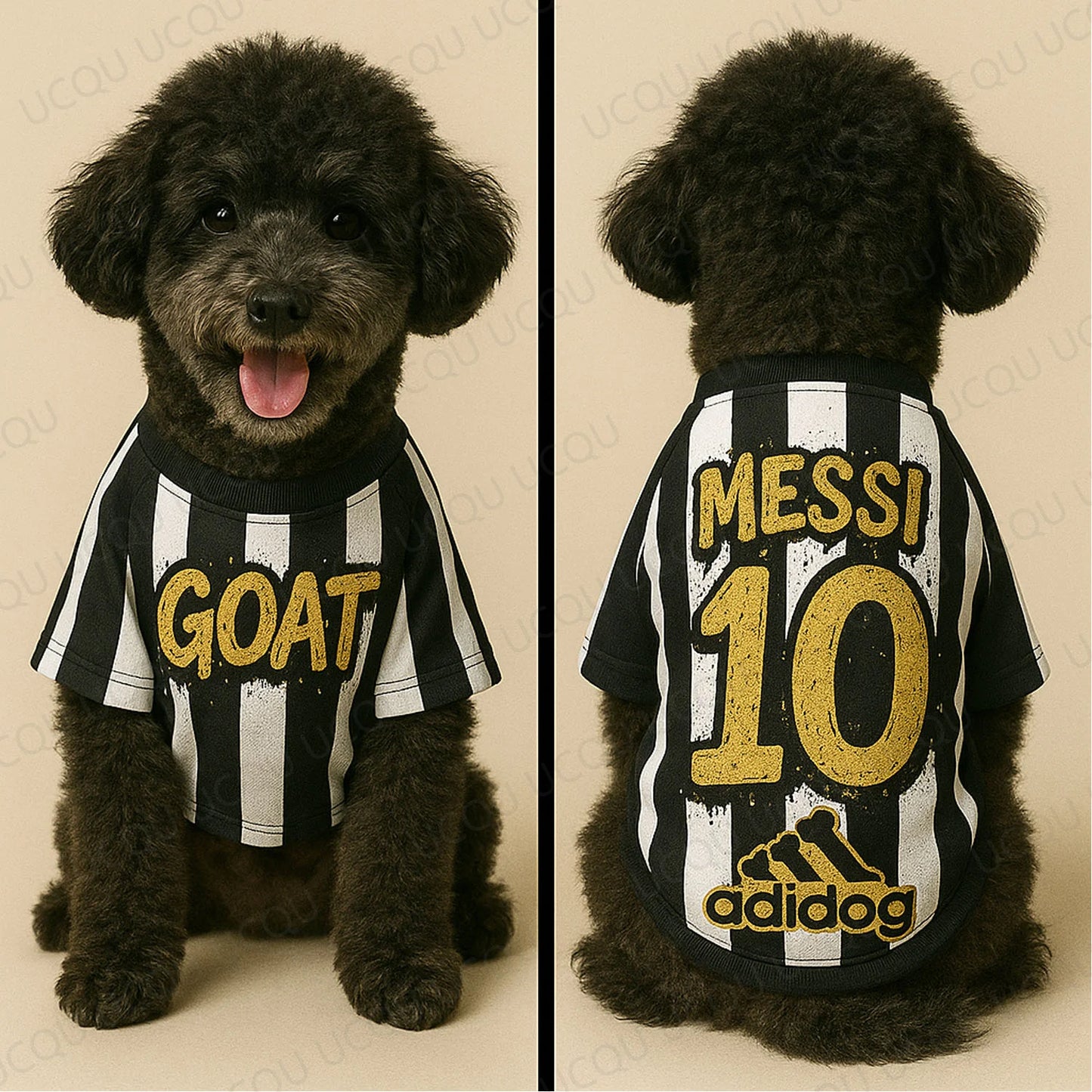 Messi #10 GOAT Pet Soccer Vest & Adidog Vest –Pet