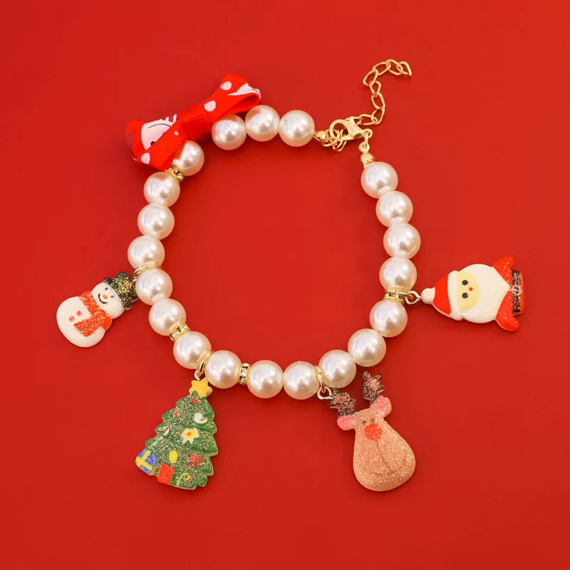 Christmas Collar Pendant Beads