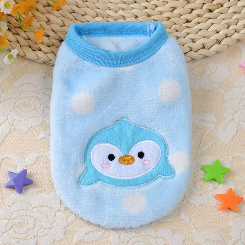 Fleece Dog Clothes Small Dog Vest Shirt