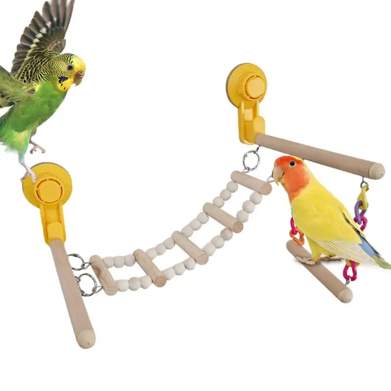 Pet Parrot Bird Standing Stick