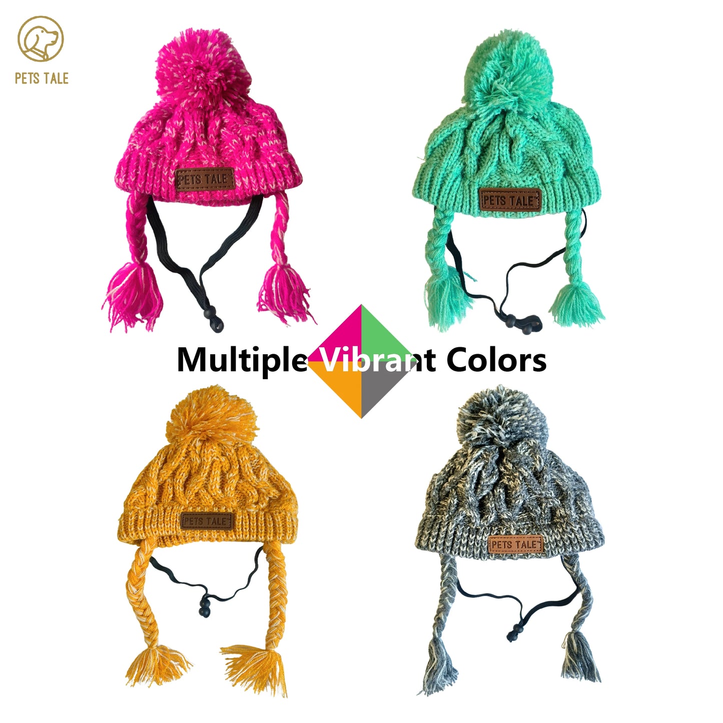 Winter Soft Dog Hats