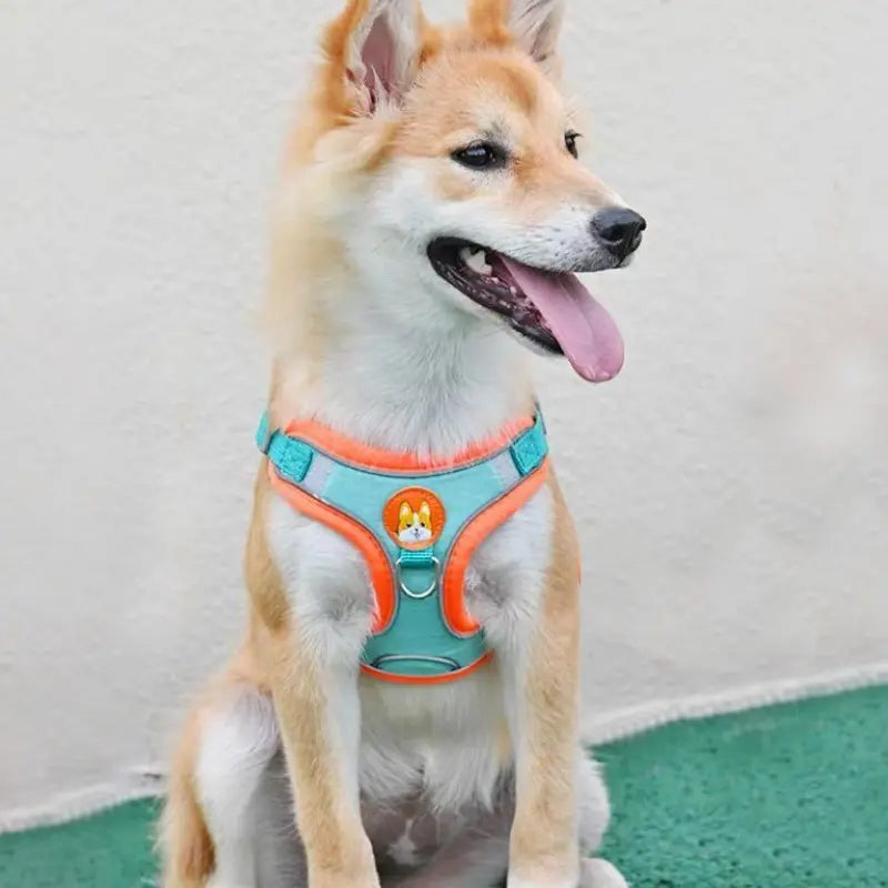 No Pull Pet Reflective Dog Harness