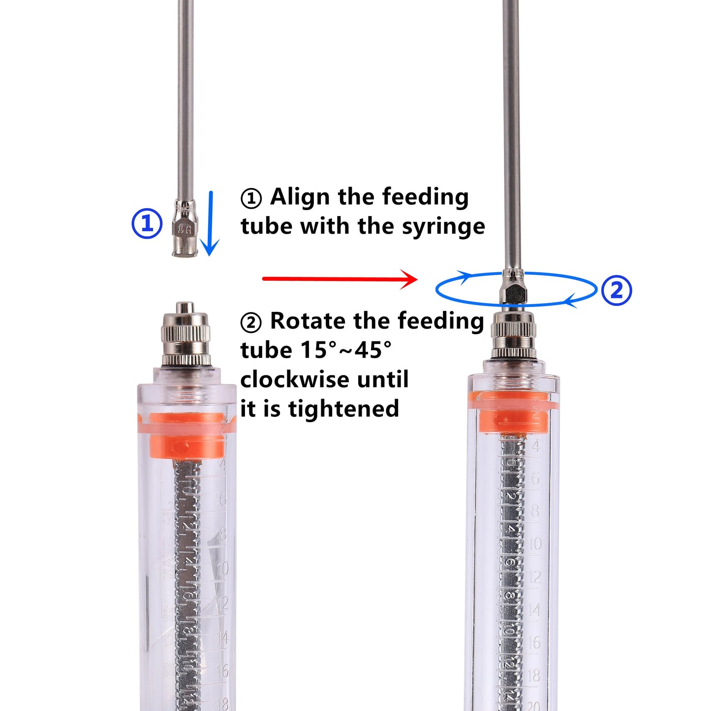 High Quality 10ml 20ml Parrot Feeding Syringe