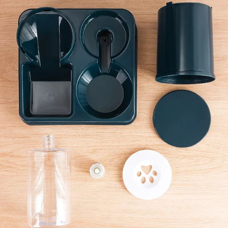 Automatic Cat Feeder Water Dispenser Set,