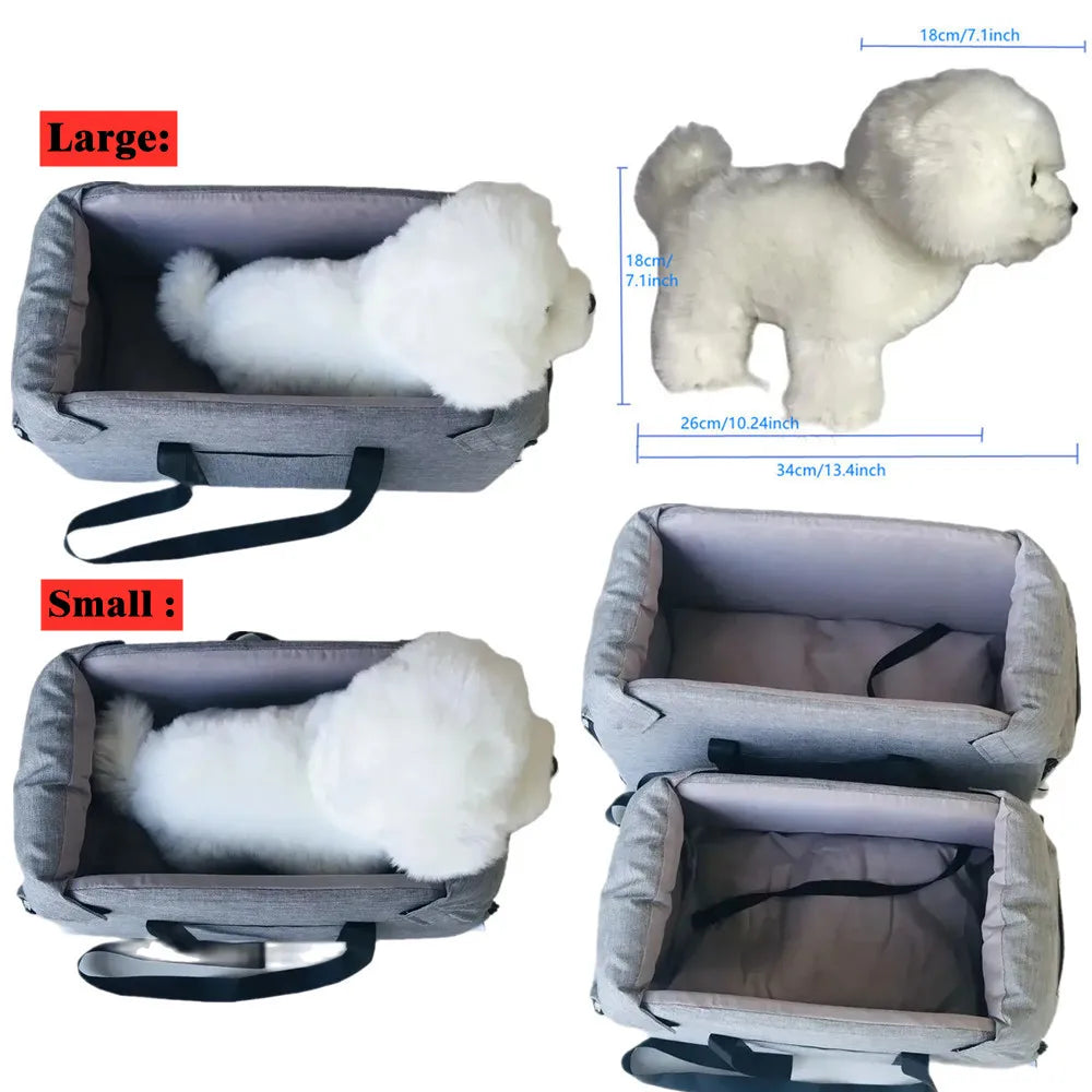 Pet Portable Console Booster Car Seat & Carrier