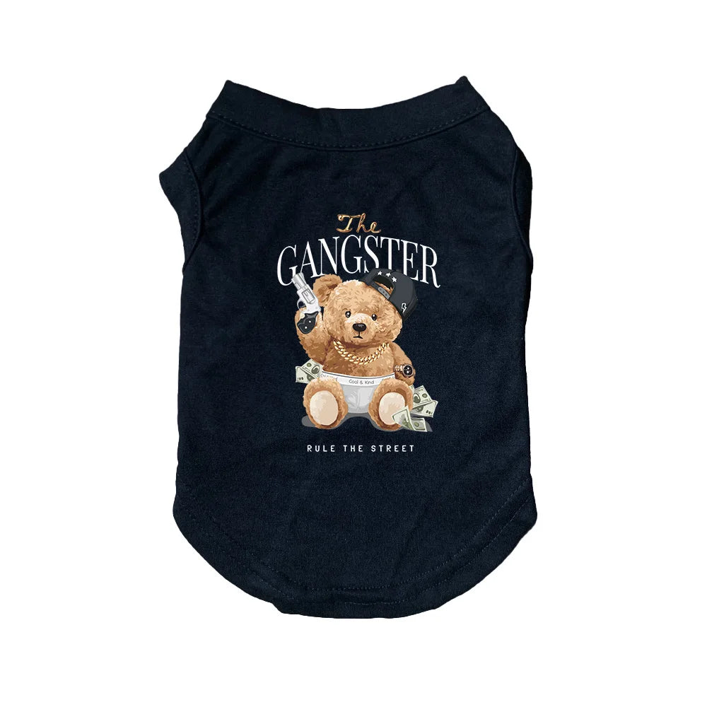 Gangster Funny Dog T-shirt