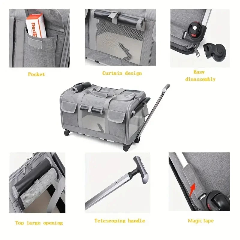 Extra Large Portable Pet Trolley