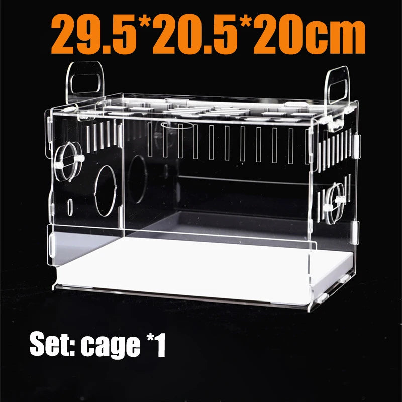Drawer Type Acrylic Hamster Cage