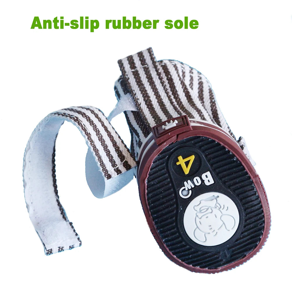 4 Pcs Puppy Pet Dog Anti-slip Shoes
