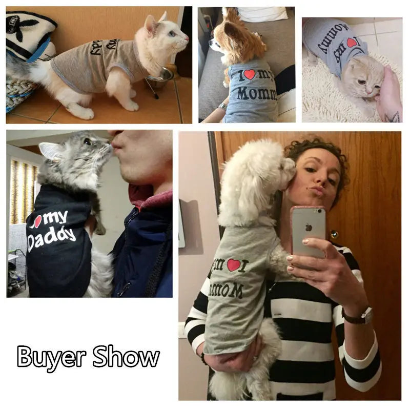 Lovely Pet Clothes for Small Cats Dogs