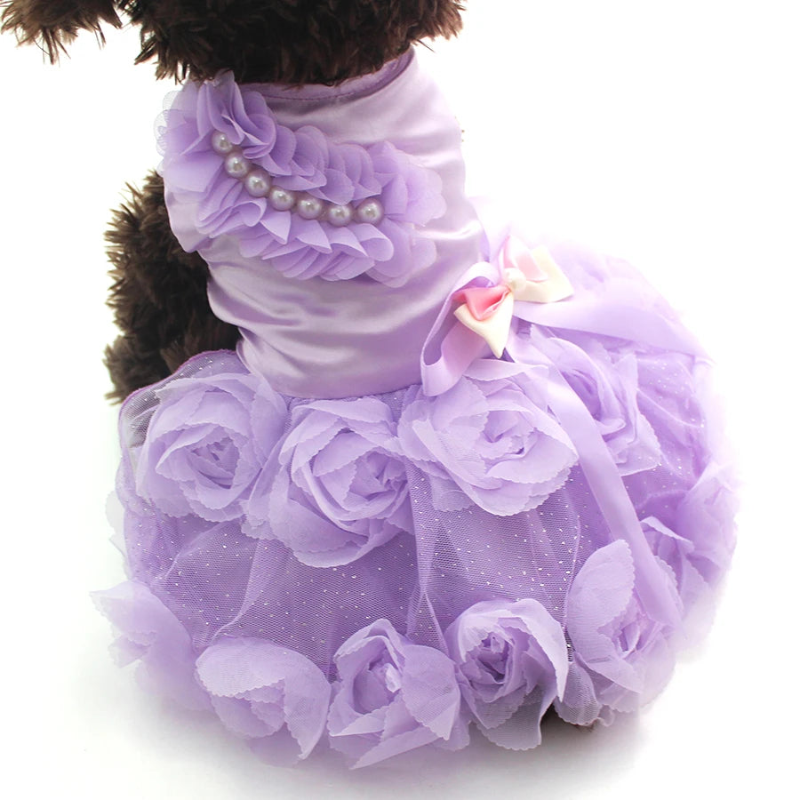 Dog Princess Wedding Dress