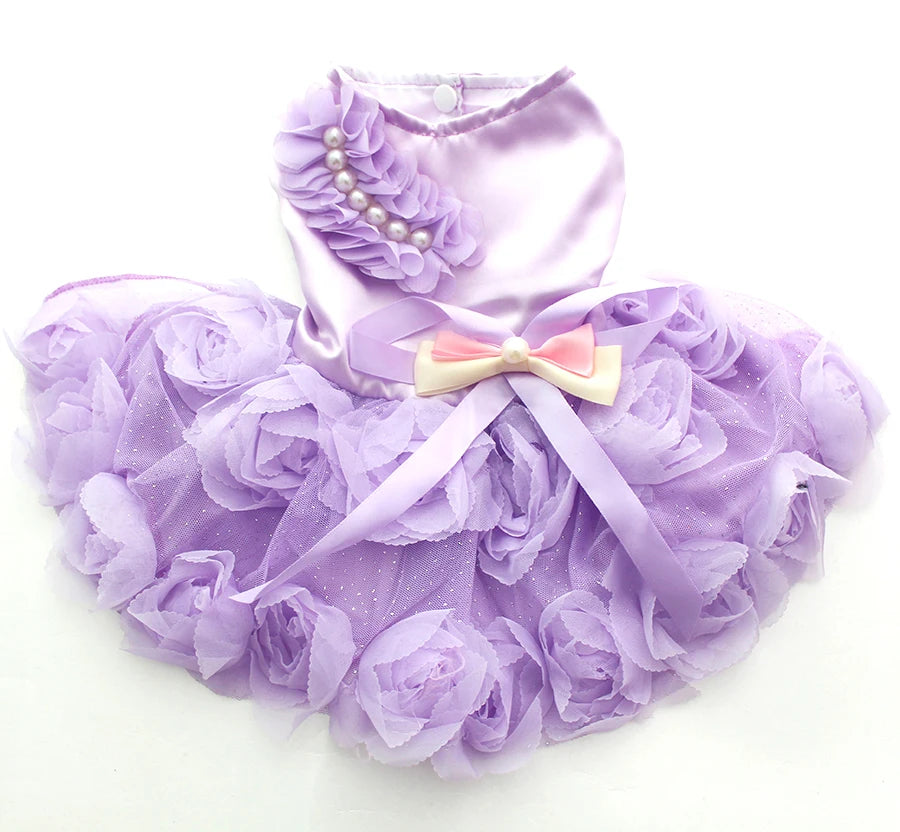 Dog Princess Wedding Dress