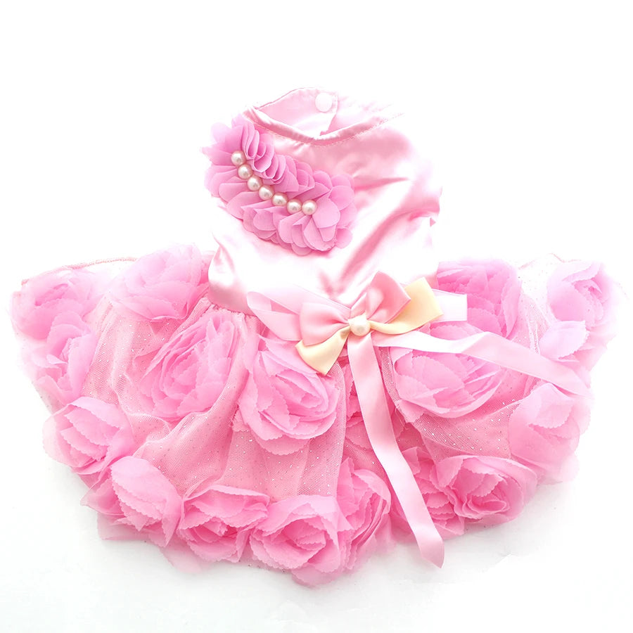 Dog Princess Wedding Dress
