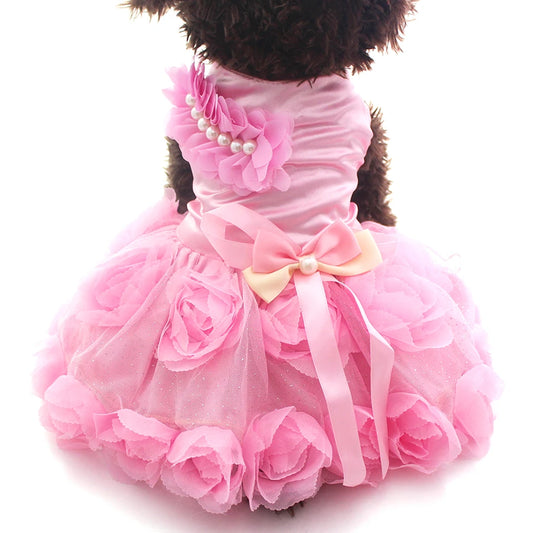 Dog Princess Wedding Dress