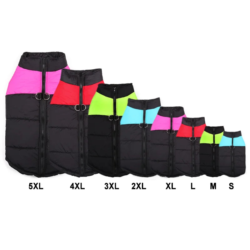 8 Size S-5XL Winter Dog cat, puppy vest coat jacket