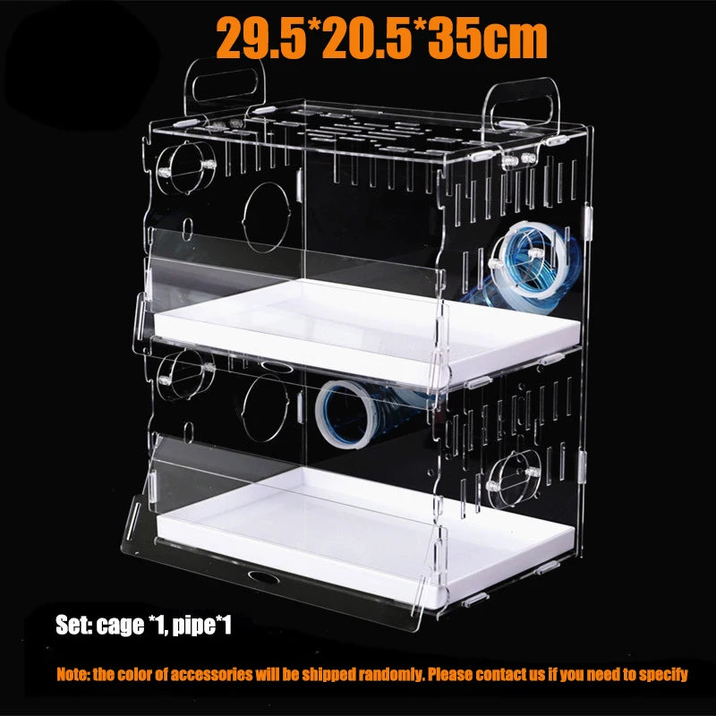 Drawer Type Acrylic Hamster Cage