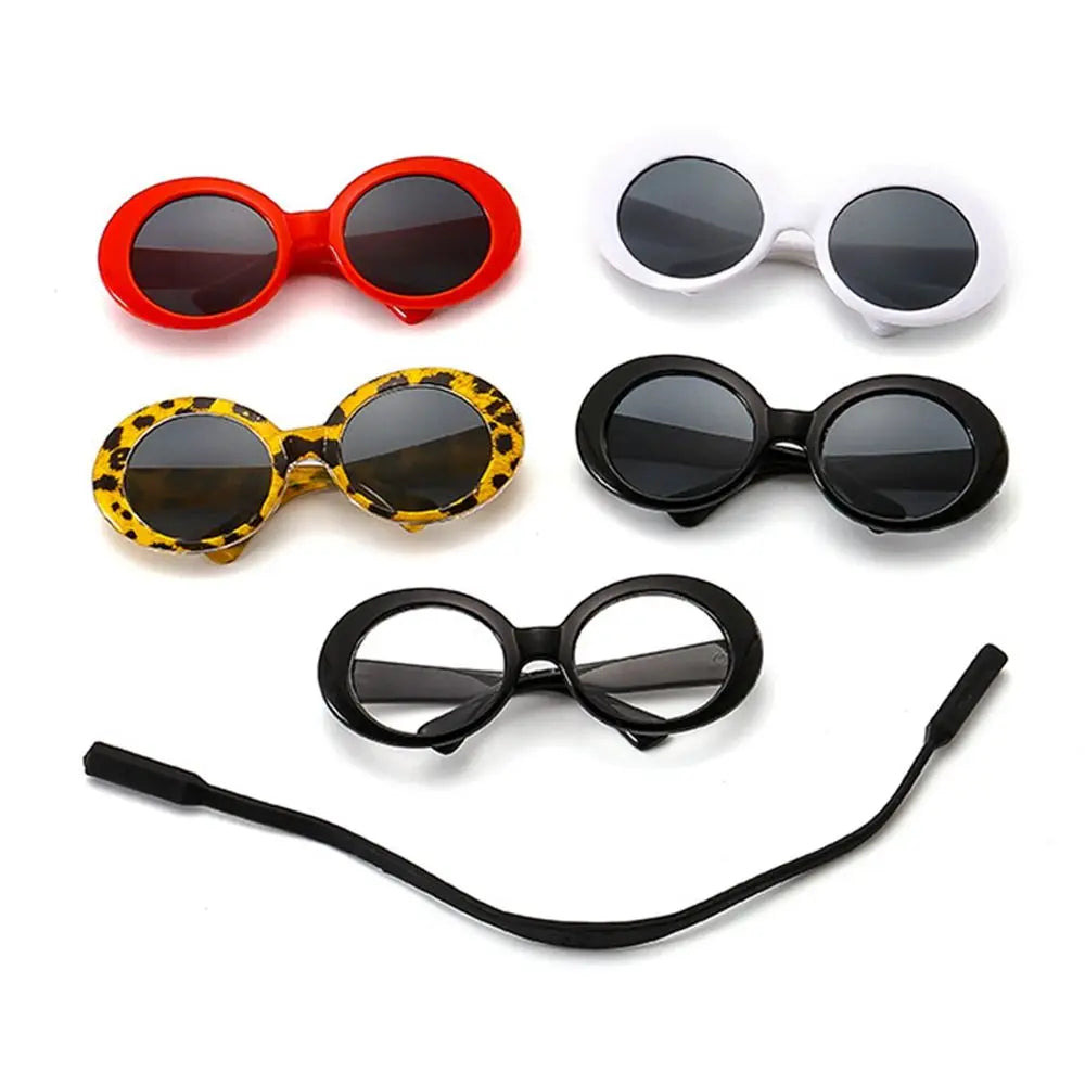 Cat Cool Fashion Round Glasses