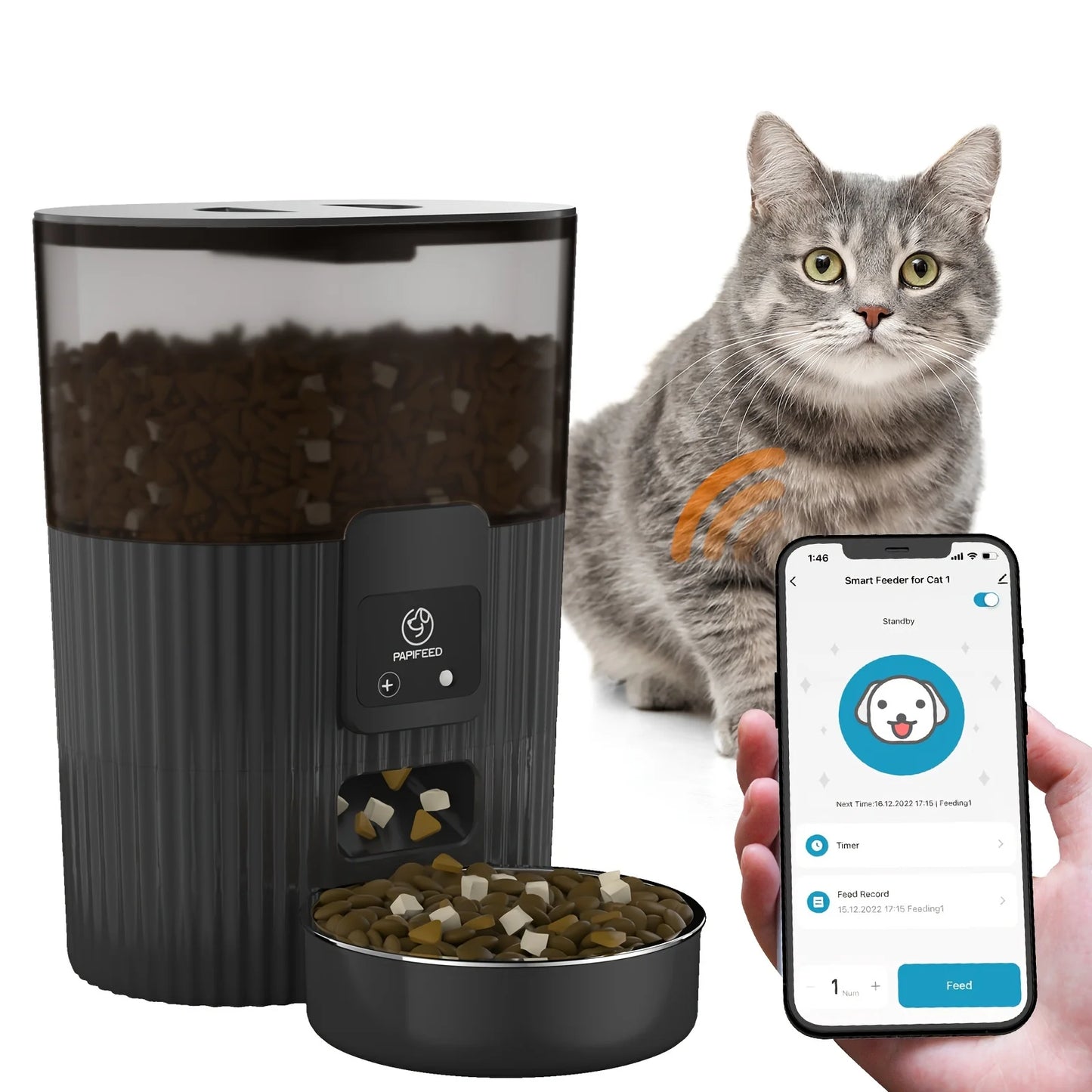 PAPIFEED cat, dog automatic feeder