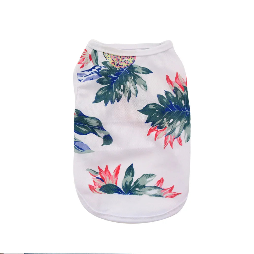 Cat and Dog Summer Clothing Hawaiian Style