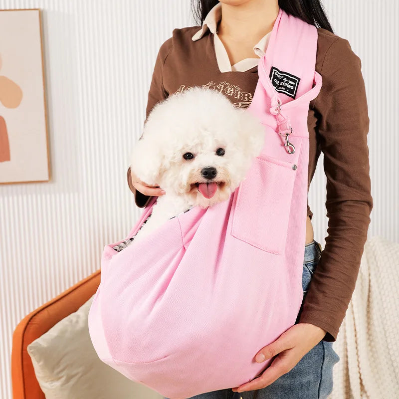 Cotton Comfortable Dog Crossbody Shoulder Bag