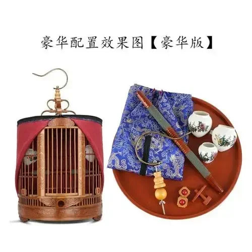 Parrot Vintage Bird Cage